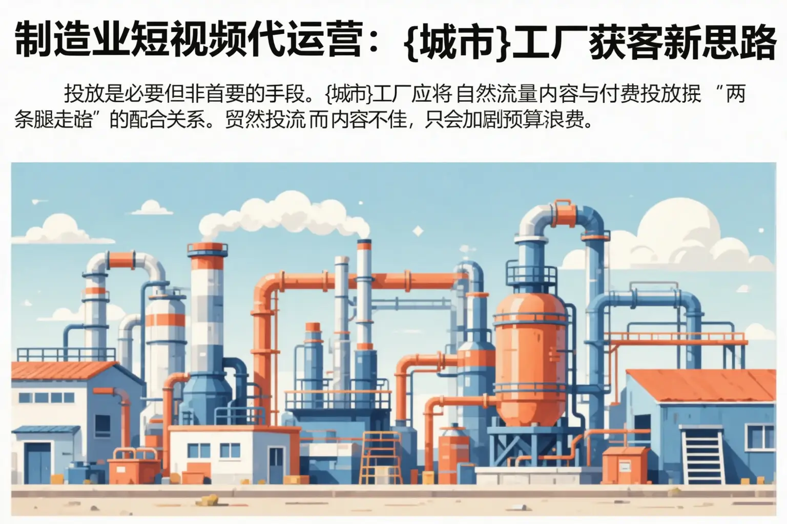 制造业短视频代运营：姜堰工厂获客新思路
