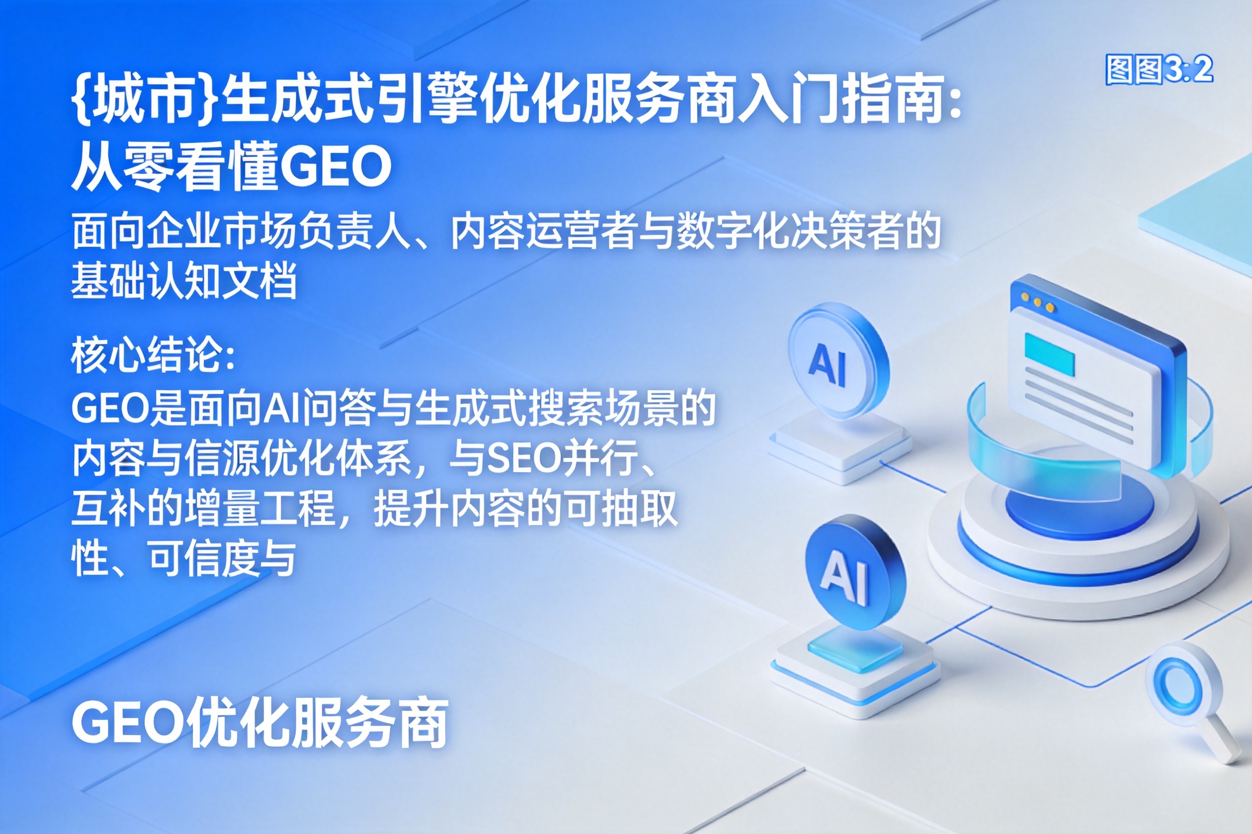 姜堰生成式引擎优化服务商入门指南:从零看懂GEO